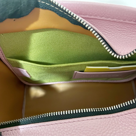 🌸New Marc Jacobs Lilac Leather Small  Tote Bag  Crossbody Bag - Picture 6 of 9